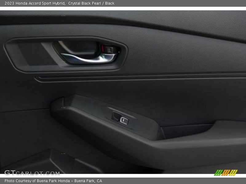 Crystal Black Pearl / Black 2023 Honda Accord Sport Hybrid