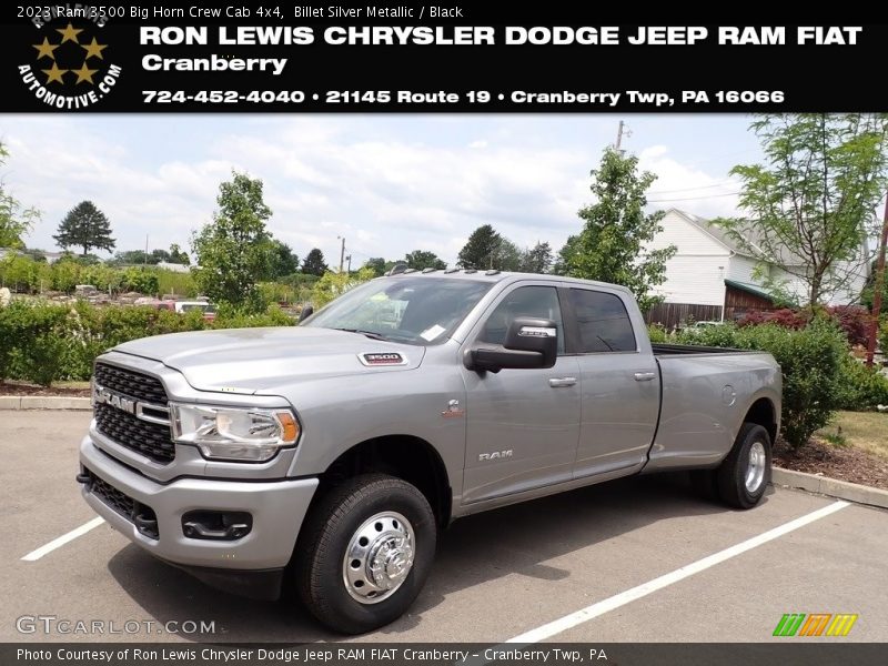 Billet Silver Metallic / Black 2023 Ram 3500 Big Horn Crew Cab 4x4