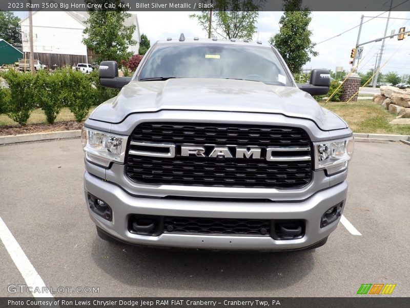 Billet Silver Metallic / Black 2023 Ram 3500 Big Horn Crew Cab 4x4