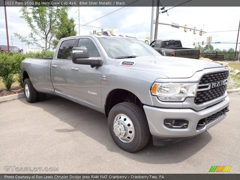 Billet Silver Metallic / Black 2023 Ram 3500 Big Horn Crew Cab 4x4