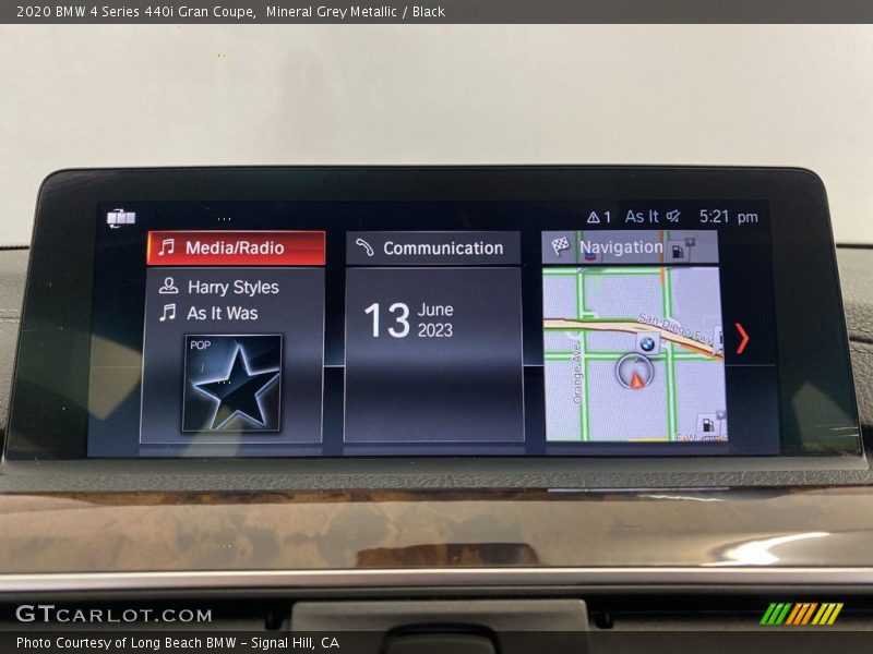 Controls of 2020 4 Series 440i Gran Coupe