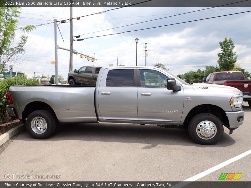 Billet Silver Metallic / Black 2023 Ram 3500 Big Horn Crew Cab 4x4