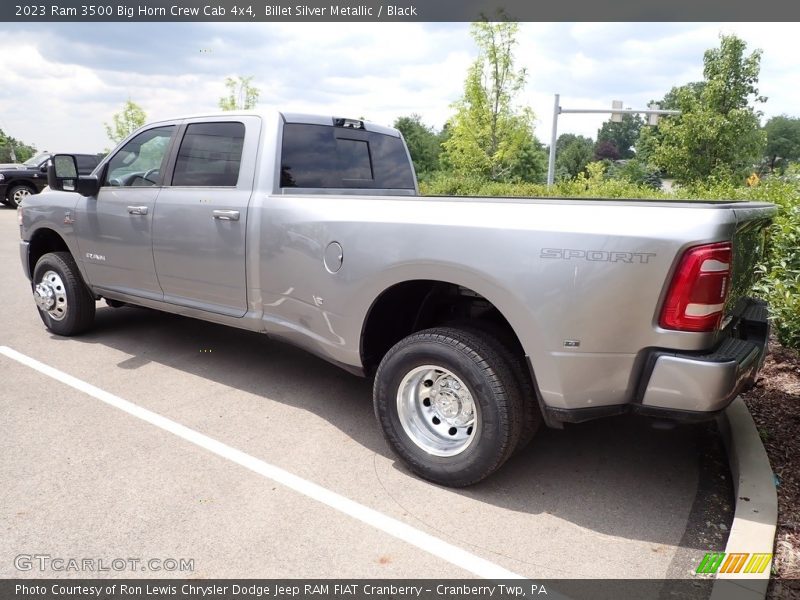 Billet Silver Metallic / Black 2023 Ram 3500 Big Horn Crew Cab 4x4