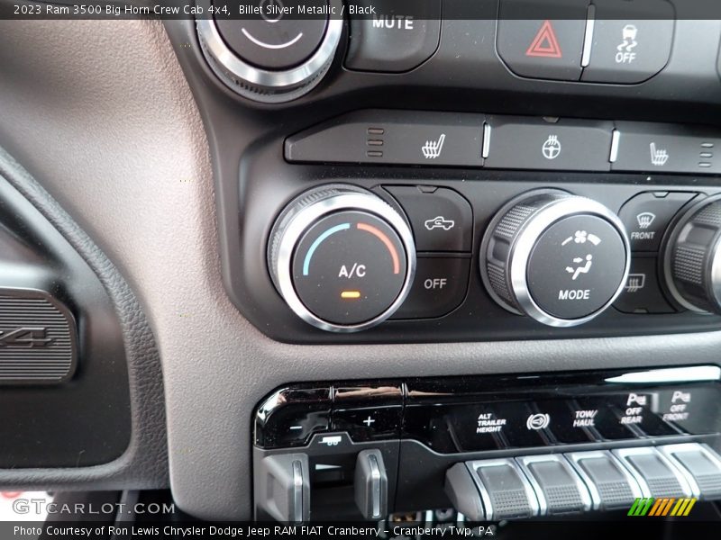 Billet Silver Metallic / Black 2023 Ram 3500 Big Horn Crew Cab 4x4