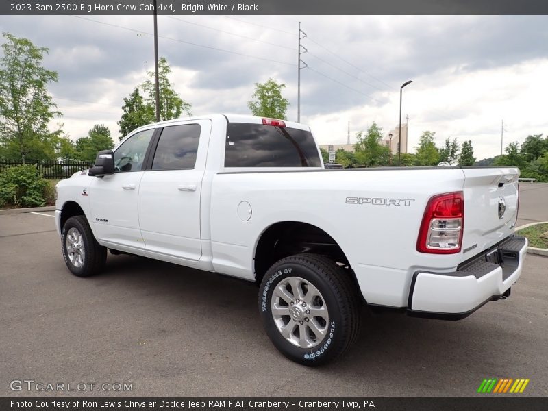 Bright White / Black 2023 Ram 2500 Big Horn Crew Cab 4x4