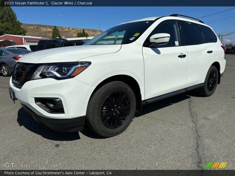 Glacier White / Charcoal 2020 Nissan Pathfinder S