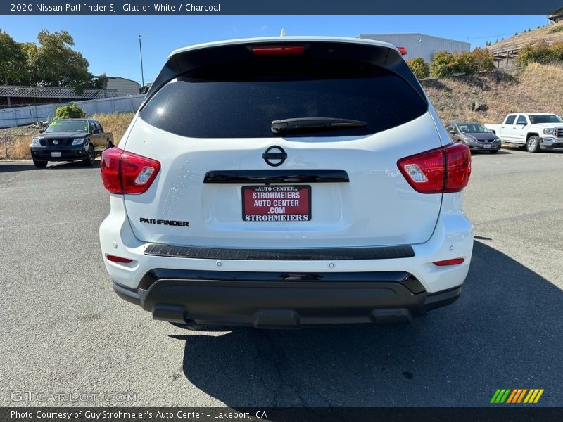 Glacier White / Charcoal 2020 Nissan Pathfinder S