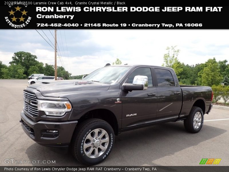 Granite Crystal Metallic / Black 2023 Ram 2500 Laramie Crew Cab 4x4