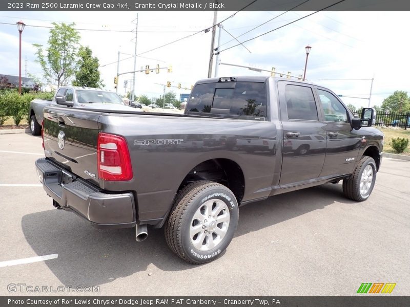 Granite Crystal Metallic / Black 2023 Ram 2500 Laramie Crew Cab 4x4