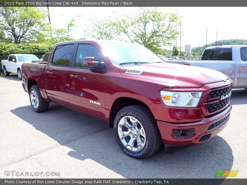 Delmonico Red Pearl / Black 2023 Ram 1500 Big Horn Crew Cab 4x4
