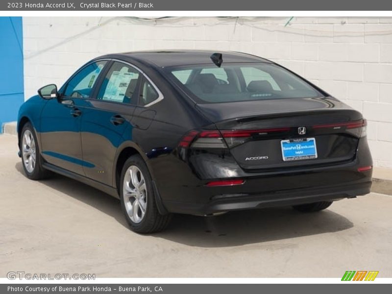 Crystal Black Pearl / Black 2023 Honda Accord LX