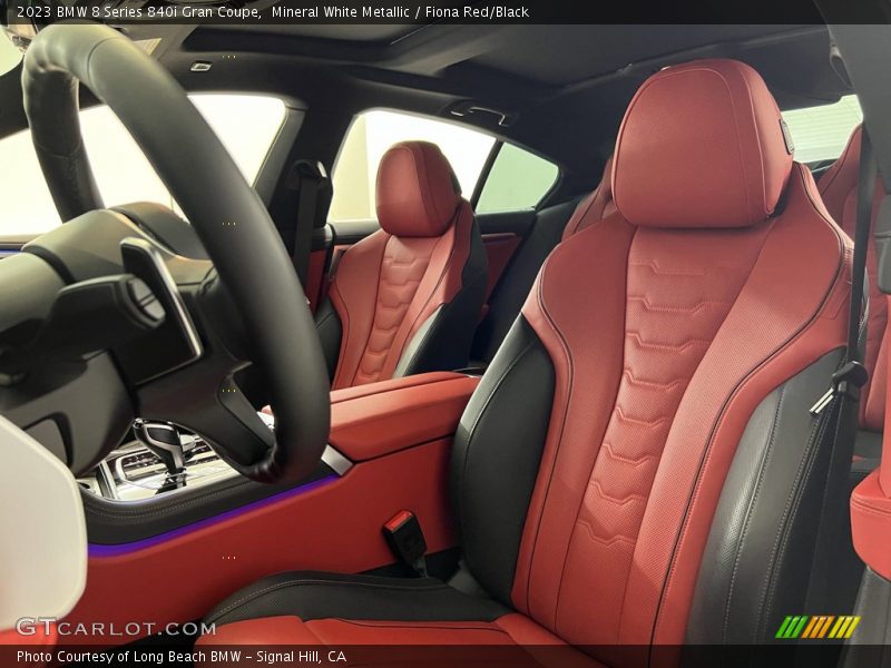  2023 8 Series 840i Gran Coupe Fiona Red/Black Interior