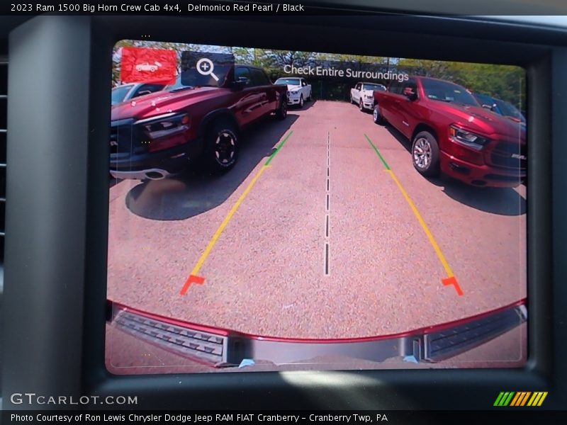 Delmonico Red Pearl / Black 2023 Ram 1500 Big Horn Crew Cab 4x4