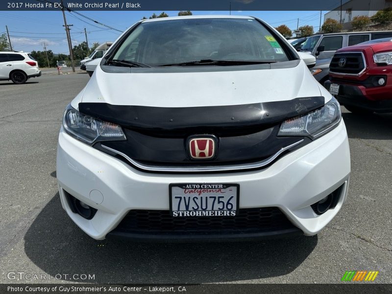 White Orchid Pearl / Black 2017 Honda Fit EX