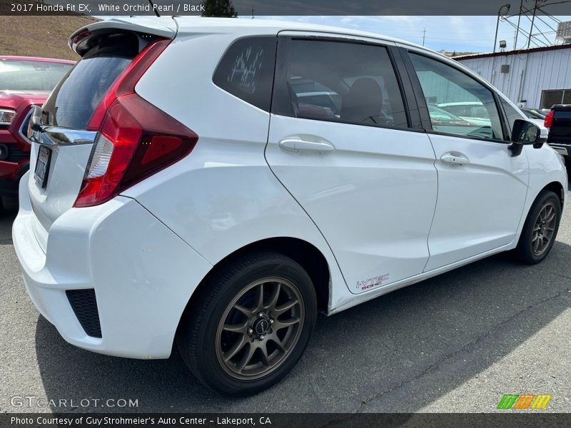 White Orchid Pearl / Black 2017 Honda Fit EX