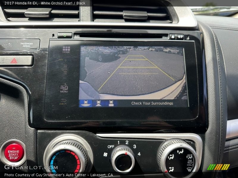 White Orchid Pearl / Black 2017 Honda Fit EX