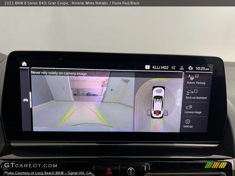 Controls of 2023 8 Series 840i Gran Coupe