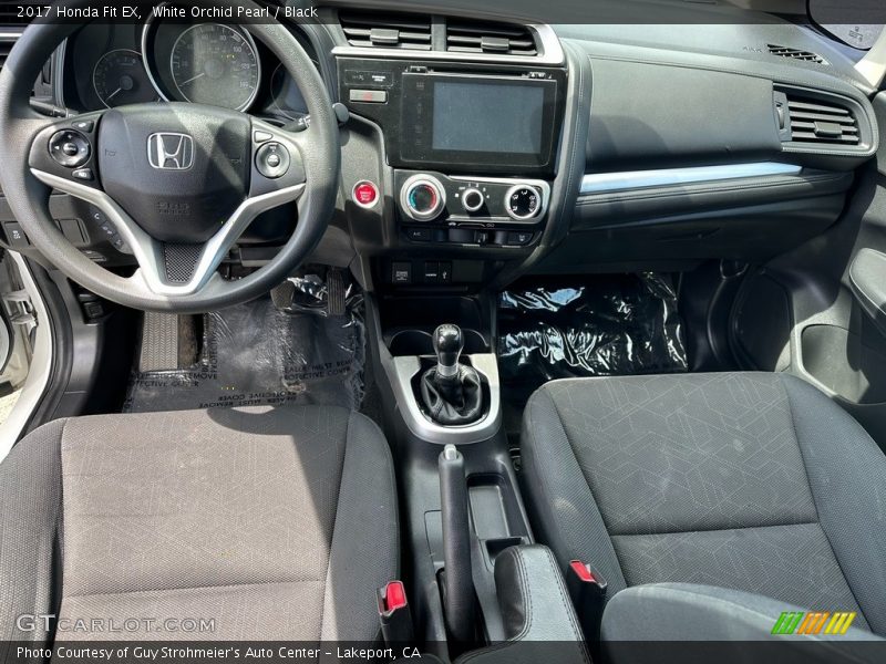 White Orchid Pearl / Black 2017 Honda Fit EX