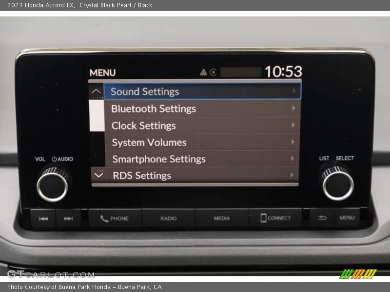 Crystal Black Pearl / Black 2023 Honda Accord LX