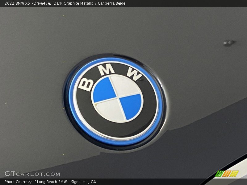 Dark Graphite Metallic / Canberra Beige 2022 BMW X5 xDrive45e