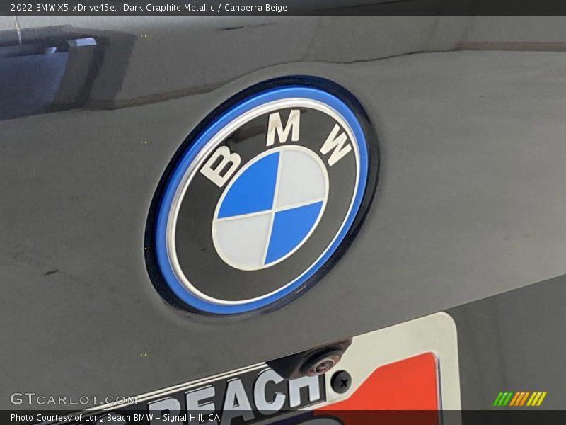 Dark Graphite Metallic / Canberra Beige 2022 BMW X5 xDrive45e