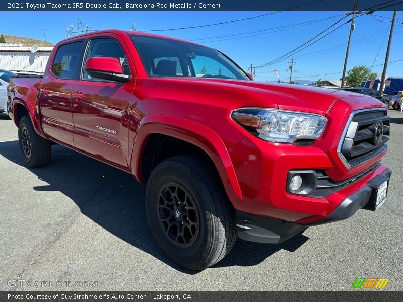 Front 3/4 View of 2021 Tacoma SR5 Double Cab