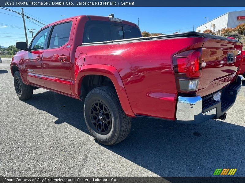 Barcelona Red Metallic / Cement 2021 Toyota Tacoma SR5 Double Cab