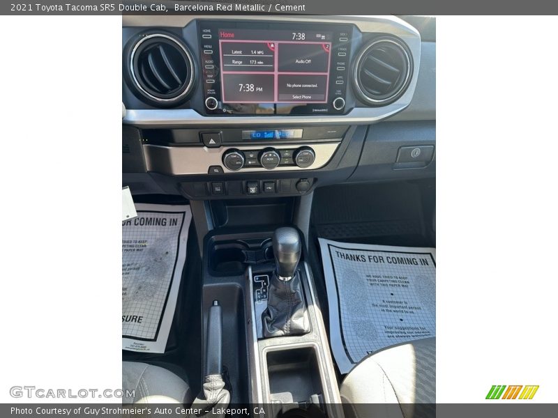 Barcelona Red Metallic / Cement 2021 Toyota Tacoma SR5 Double Cab