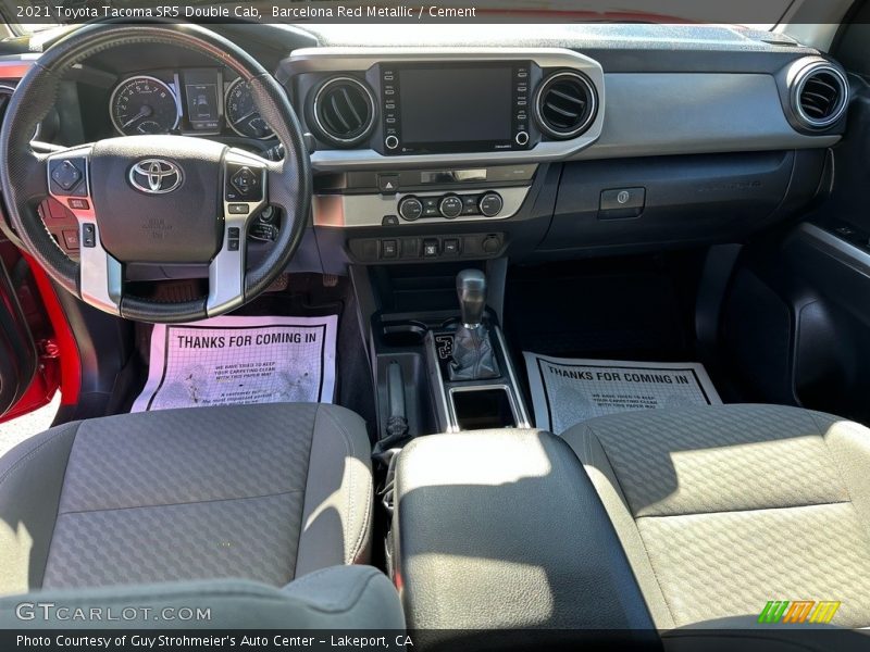 Dashboard of 2021 Tacoma SR5 Double Cab