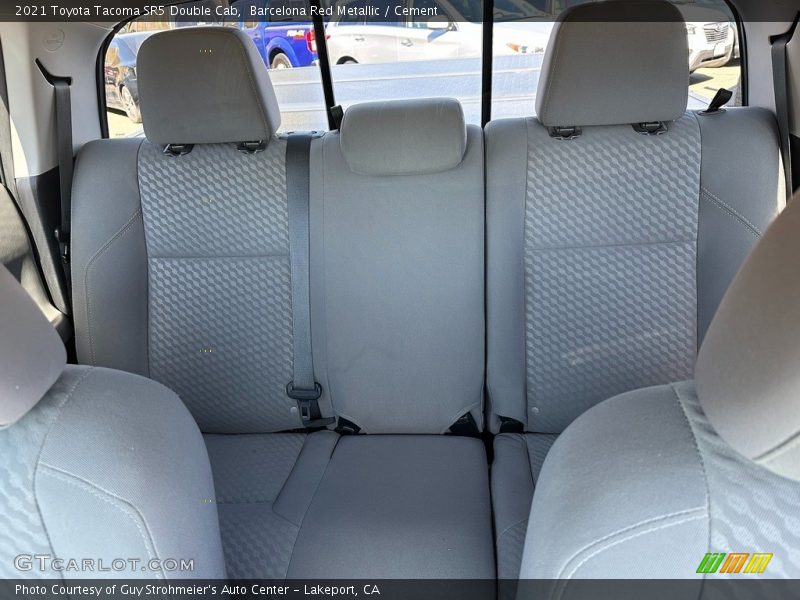 Rear Seat of 2021 Tacoma SR5 Double Cab