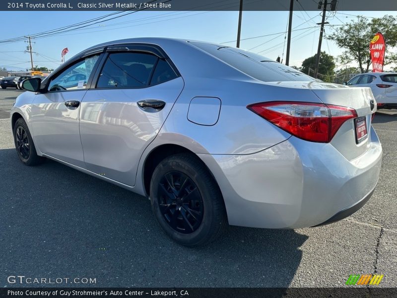 Classic Silver Metallic / Steel Blue 2014 Toyota Corolla L