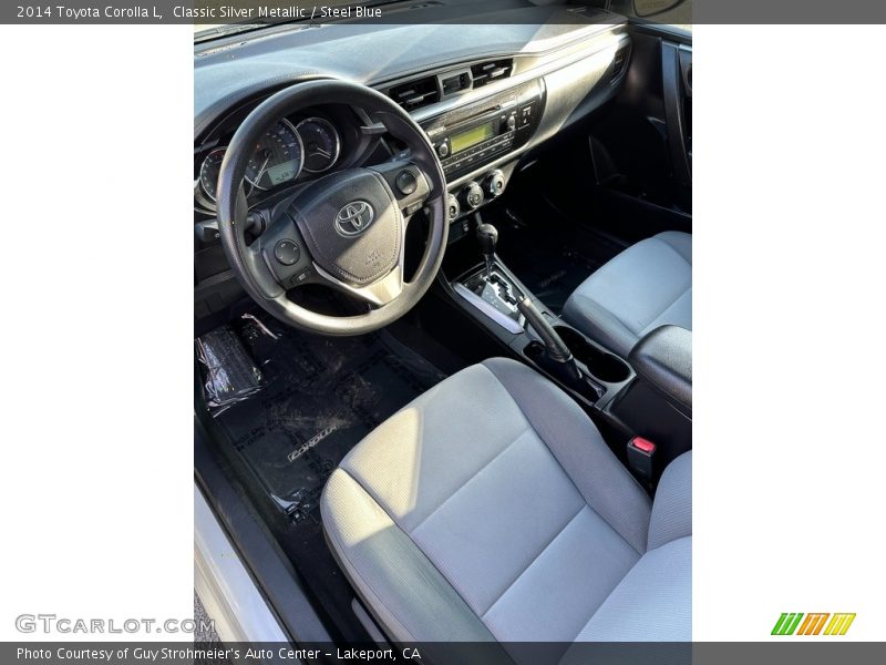 Classic Silver Metallic / Steel Blue 2014 Toyota Corolla L