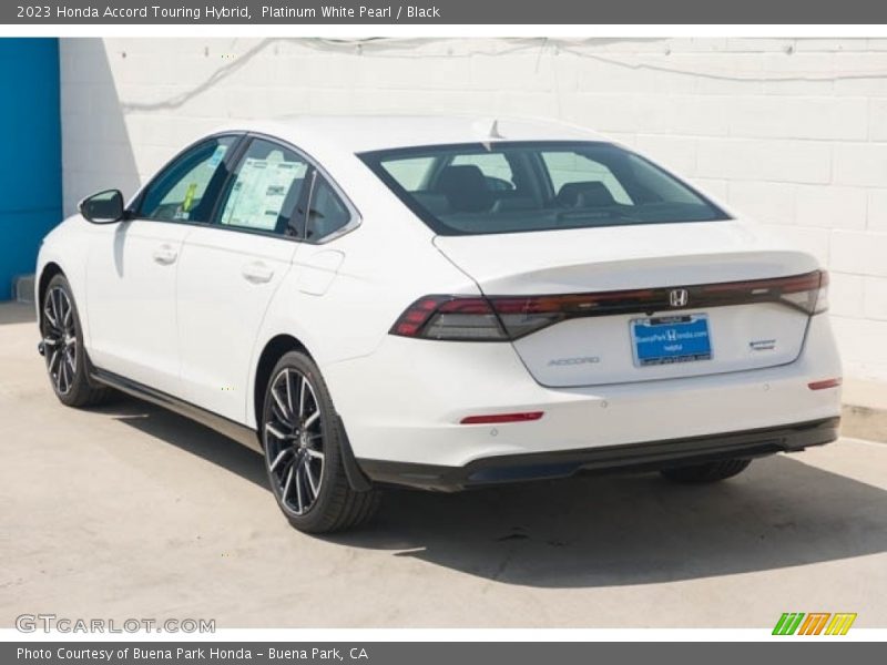 Platinum White Pearl / Black 2023 Honda Accord Touring Hybrid