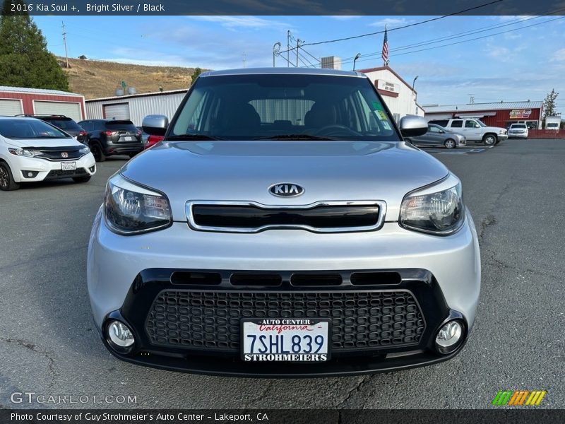 Bright Silver / Black 2016 Kia Soul +