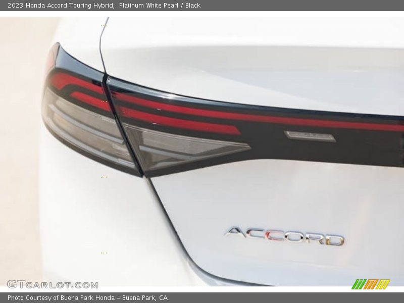 Platinum White Pearl / Black 2023 Honda Accord Touring Hybrid