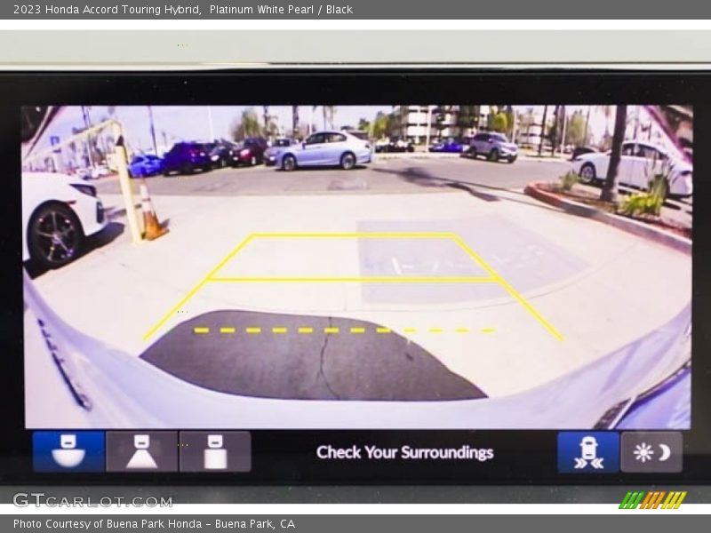 Platinum White Pearl / Black 2023 Honda Accord Touring Hybrid