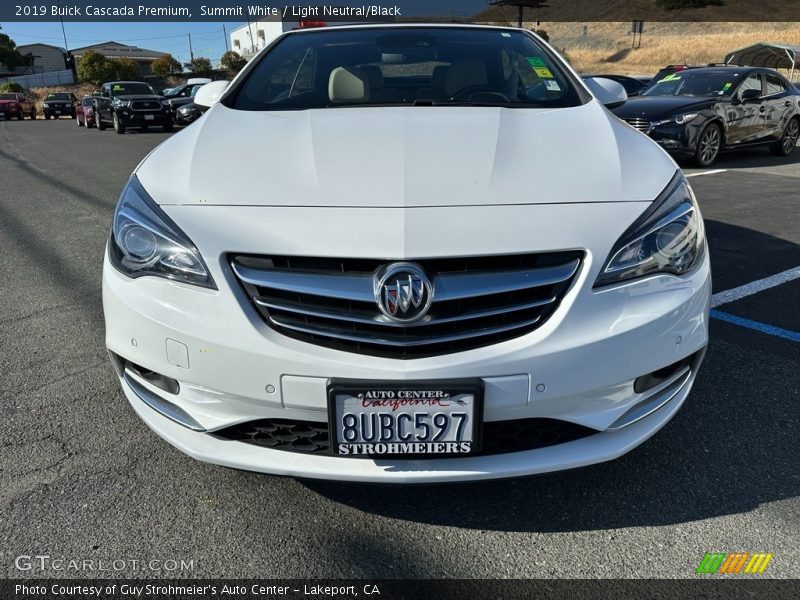 Summit White / Light Neutral/Black 2019 Buick Cascada Premium