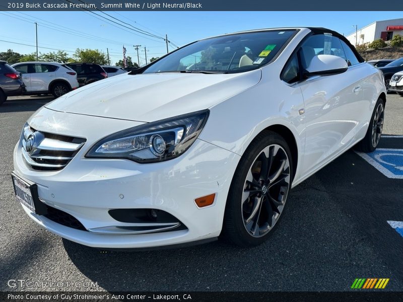 Summit White / Light Neutral/Black 2019 Buick Cascada Premium