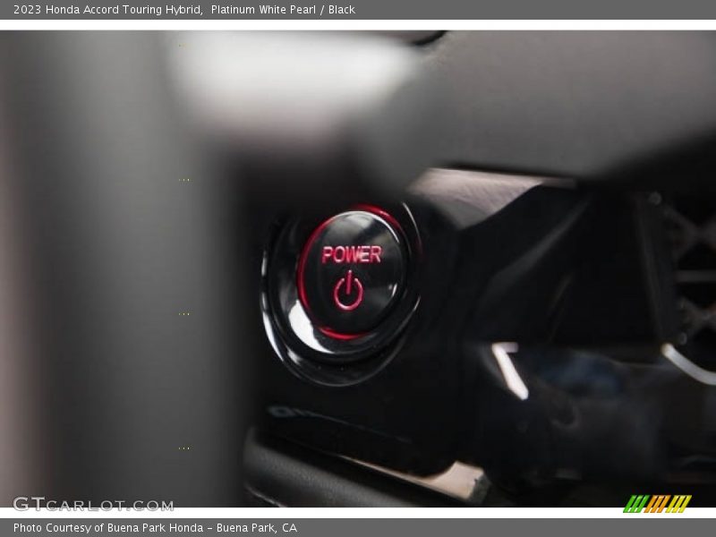 Platinum White Pearl / Black 2023 Honda Accord Touring Hybrid
