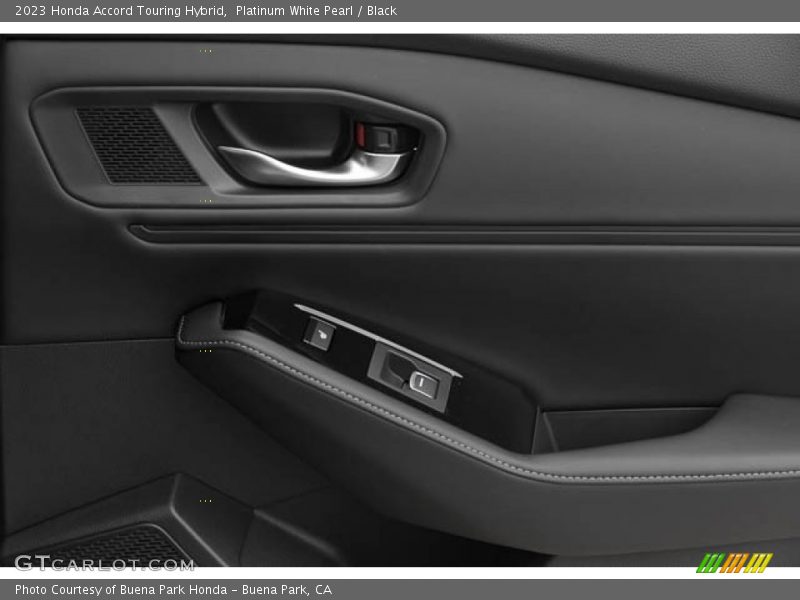Platinum White Pearl / Black 2023 Honda Accord Touring Hybrid