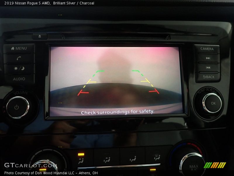 Brilliant Silver / Charcoal 2019 Nissan Rogue S AWD
