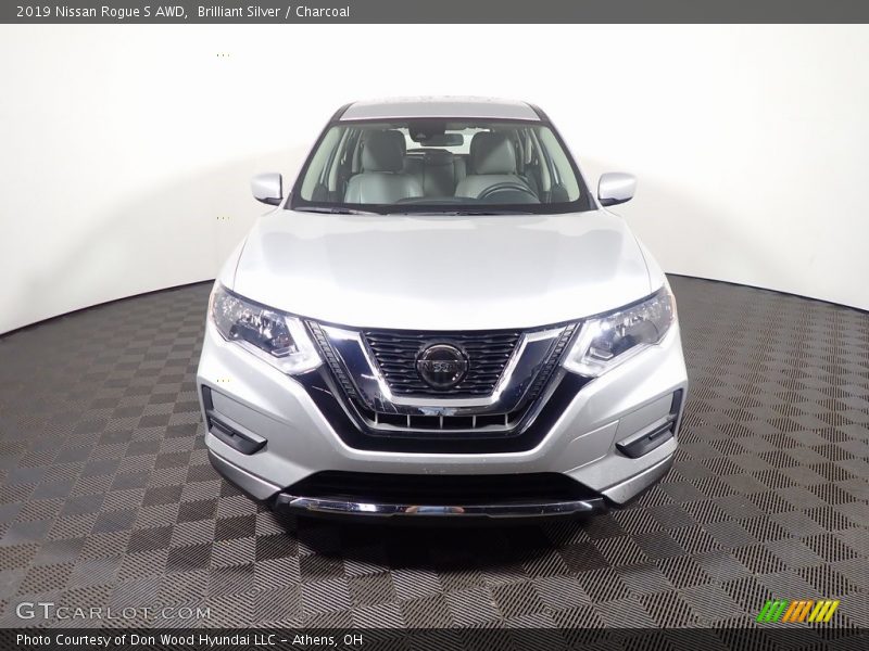 Brilliant Silver / Charcoal 2019 Nissan Rogue S AWD