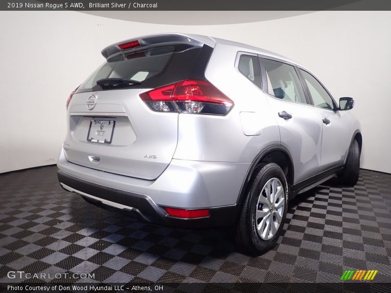 Brilliant Silver / Charcoal 2019 Nissan Rogue S AWD