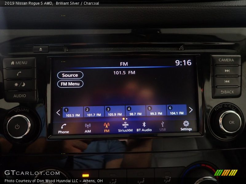 Controls of 2019 Rogue S AWD