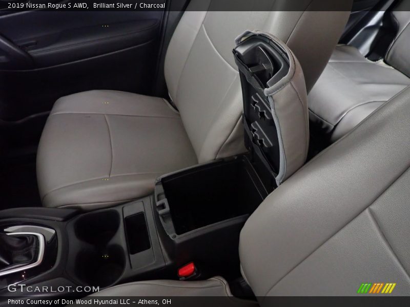 Brilliant Silver / Charcoal 2019 Nissan Rogue S AWD