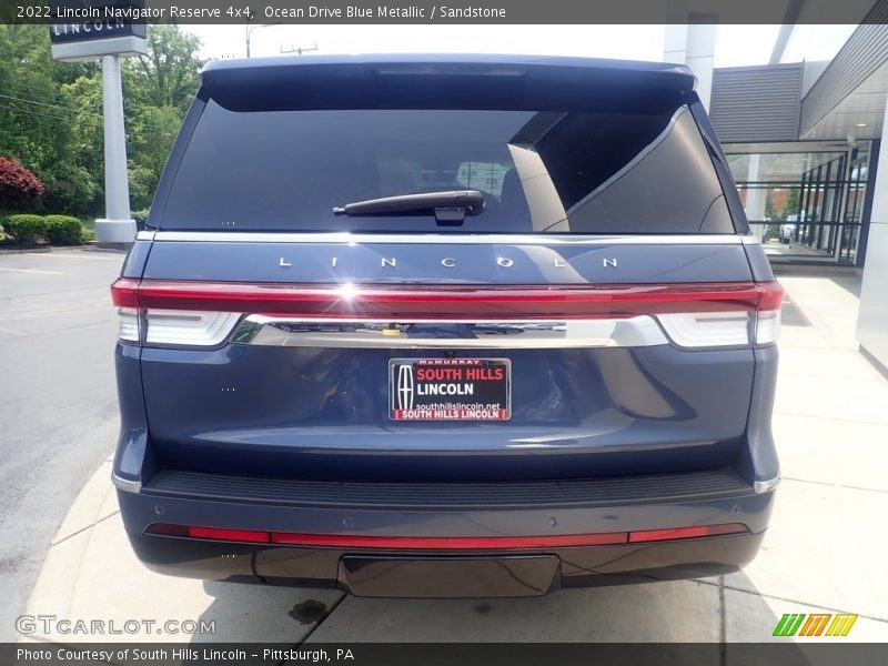 Ocean Drive Blue Metallic / Sandstone 2022 Lincoln Navigator Reserve 4x4