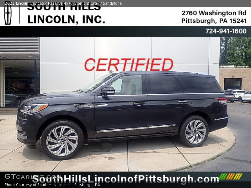 Starlight Gray / Sandstone 2022 Lincoln Navigator Reserve 4x4
