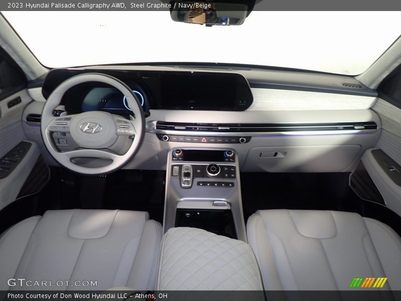 Steel Graphite / Navy/Beige 2023 Hyundai Palisade Calligraphy AWD
