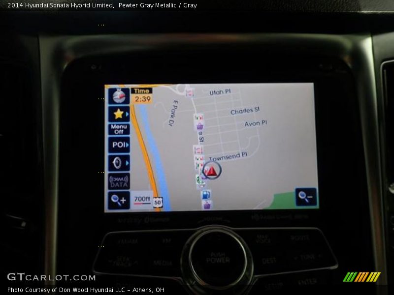 Pewter Gray Metallic / Gray 2014 Hyundai Sonata Hybrid Limited