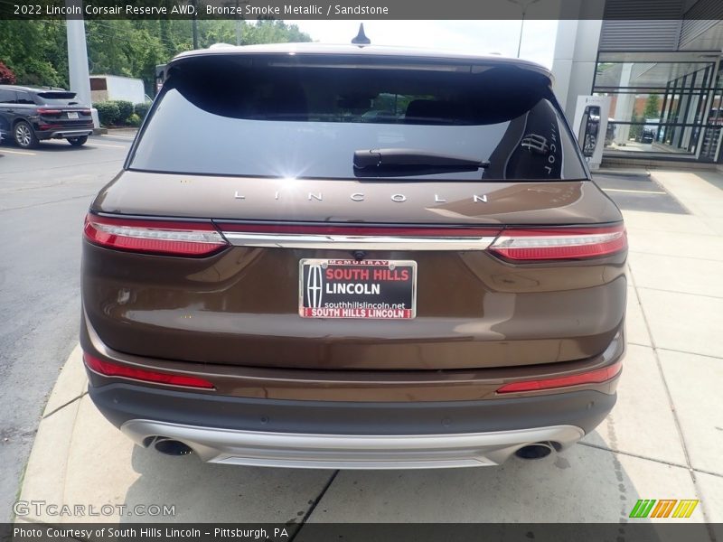 Bronze Smoke Metallic / Sandstone 2022 Lincoln Corsair Reserve AWD